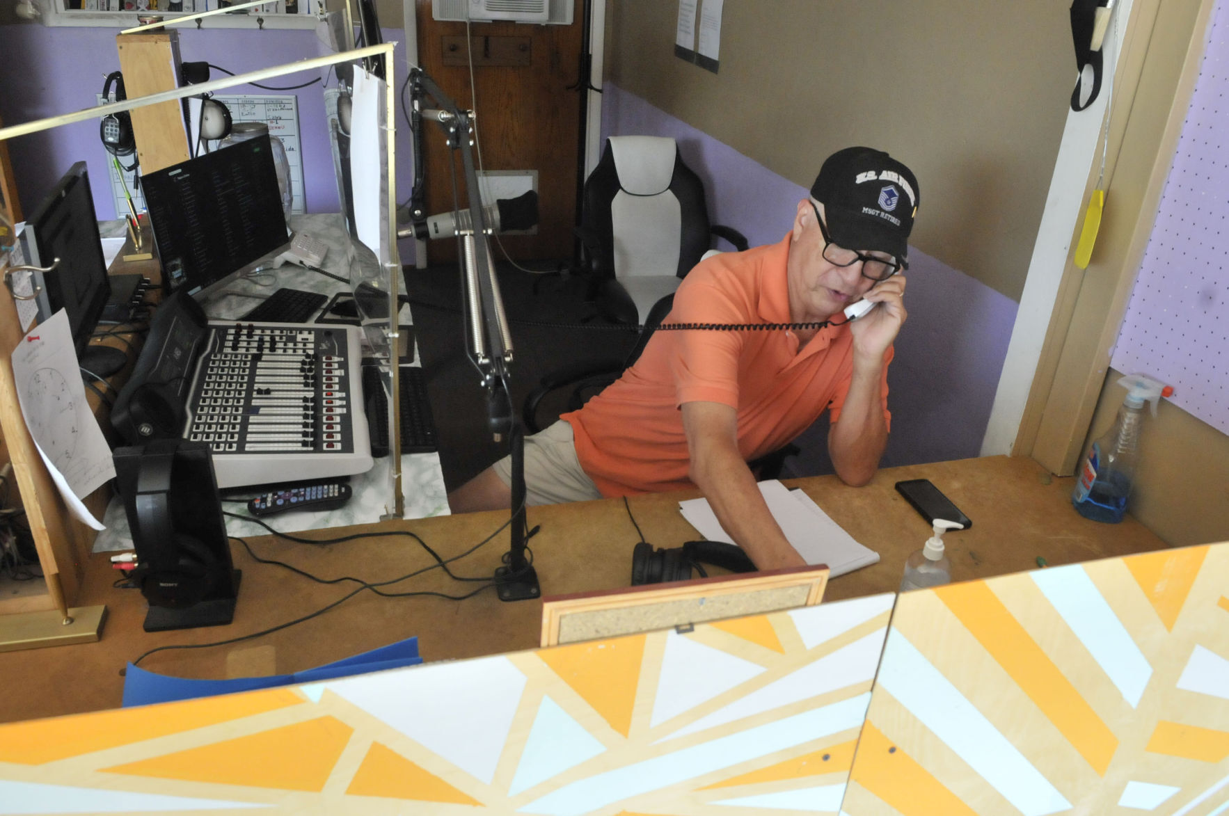 Damian working